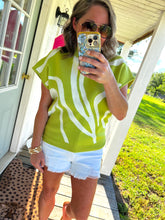 Load image into Gallery viewer, Swirl Printed Mock Neck Top