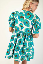 Load image into Gallery viewer, Poppy Flower Mini Dress