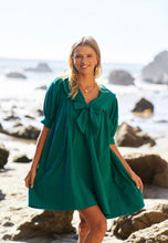 Load image into Gallery viewer, Bow Collar Mini Dress