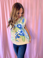 Load image into Gallery viewer, Floral Sweater Vest