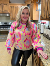 Load image into Gallery viewer, Fully Involved Bubble Sleeve Sweater