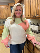 Load image into Gallery viewer, Mix It Up Colorblock Sweater