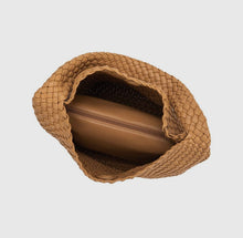 Load image into Gallery viewer, Melie Bianco Camel Johanna Recycled Vegan Leather Shoulder Bag