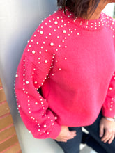 Load image into Gallery viewer, Classy Girls Wear Pearls Embellished Sweater