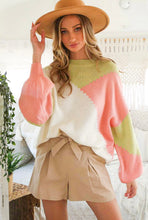 Load image into Gallery viewer, Mix It Up Colorblock Sweater