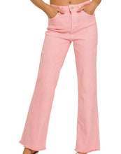 Load image into Gallery viewer, Acid Wash Frayed Hem Jeans