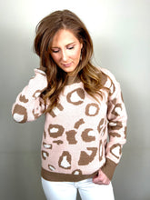 Load image into Gallery viewer, Making Decisions Leopard Print Sweater