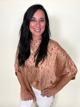 Load image into Gallery viewer, Wild At Heart Dolman Sleeve Top