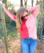 Load image into Gallery viewer, She's The One Color Block Sweater