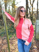Load image into Gallery viewer, She's The One Color Block Sweater