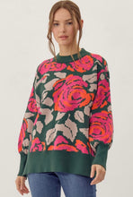 Load image into Gallery viewer, Smell The Roses Knit Sweater
