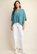 Load image into Gallery viewer, Lady Luck Collared Top
