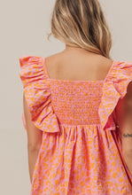 Load image into Gallery viewer, Peachy Keen Leopard Peplum Top
