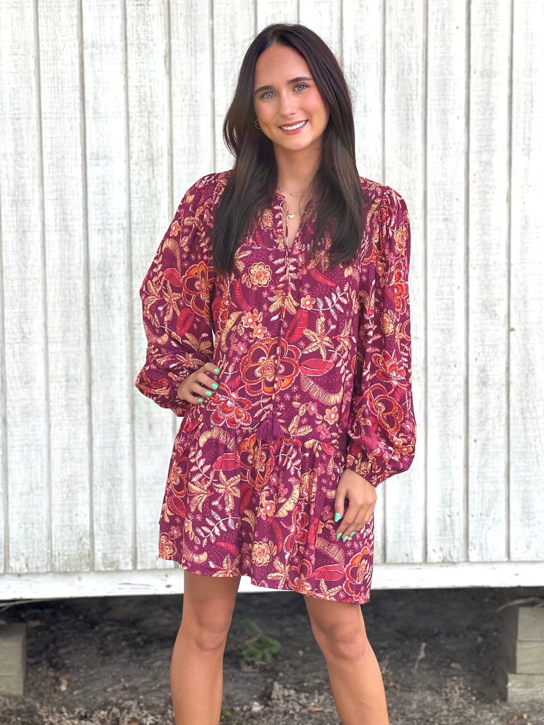 Very Berry Drop Waist Mini Dress Poppy and Co Boutique Very Berry Drop Waist Mini Dress Poppy and Co Boutique