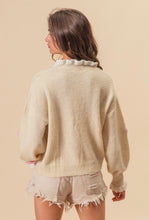 Load image into Gallery viewer, April Showers Crochet Flower Sweater
