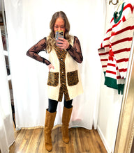 Load image into Gallery viewer, On The Prowl Leopard Vest Dress
