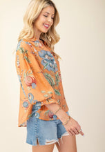 Load image into Gallery viewer, Vintage Floral Button Down
