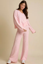Load image into Gallery viewer, Pearl Embellished Knit Set
