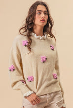 Load image into Gallery viewer, April Showers Crochet Flower Sweater
