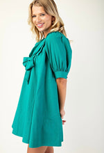 Load image into Gallery viewer, Bow Collar Mini Dress
