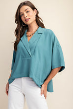 Load image into Gallery viewer, Lady Luck Collared Top
