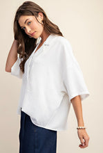 Load image into Gallery viewer, Lady Luck Collared Top
