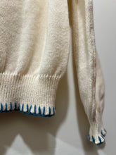 Load image into Gallery viewer, Crochet Flower Sweater
