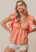 Load image into Gallery viewer, Peachy Keen Leopard Peplum Top
