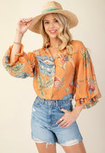 Load image into Gallery viewer, Vintage Floral Button Down
