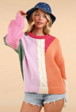 Load image into Gallery viewer, A Perfect Combo Knit Sweater

