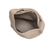 Load image into Gallery viewer, Melie Bianco Taupe Johanna Recycled Vegan Leather Shoulder Bag
