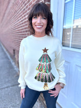 Load image into Gallery viewer, &#39;O Christmas Tree Sequin Sweater
