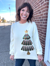 Load image into Gallery viewer, &#39;O Christmas Tree Sequin Sweater
