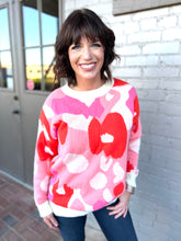 Load image into Gallery viewer, Feeling Groovy Floral Knit Sweater
