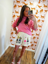 Load image into Gallery viewer, Poppin Bottles Champagne Sequin Shorts
