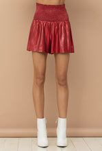 Load image into Gallery viewer, Smocked Waist Metallic Shorts
