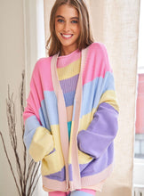 Load image into Gallery viewer, Absolutely Precious Pastel Wave Cardigan
