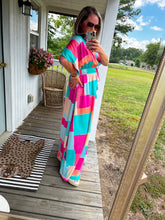Load image into Gallery viewer, Mix It Up Geometric Maxi Dress

