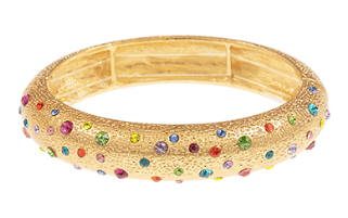 Vintage Inspired Gold and Jeweled Bracelet