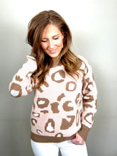 Load image into Gallery viewer, Making Decisions Leopard Print Sweater
