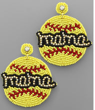Load image into Gallery viewer, Ball Mama Seed Bead Earrings
