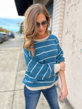 Load image into Gallery viewer, Easy Does It Stripe Sweater
